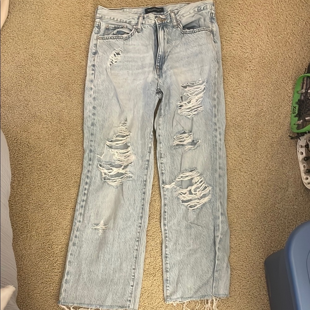 Aeropostale Blue Straight Leg Jeans